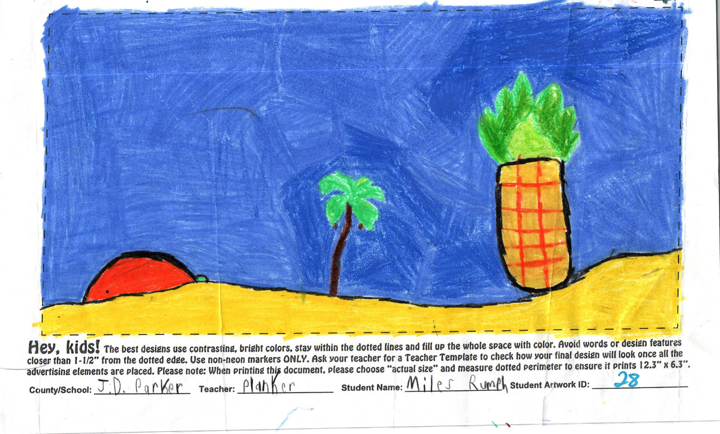 2025 - J.D. PARKER ELEMENTARY - PLANKER