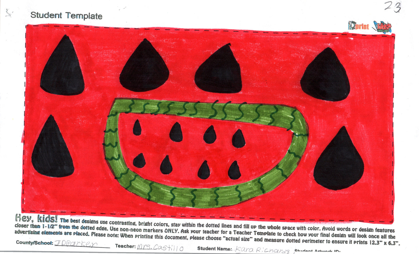 2020 - CASTILLO - J.D. PARKER ELEMENTARY