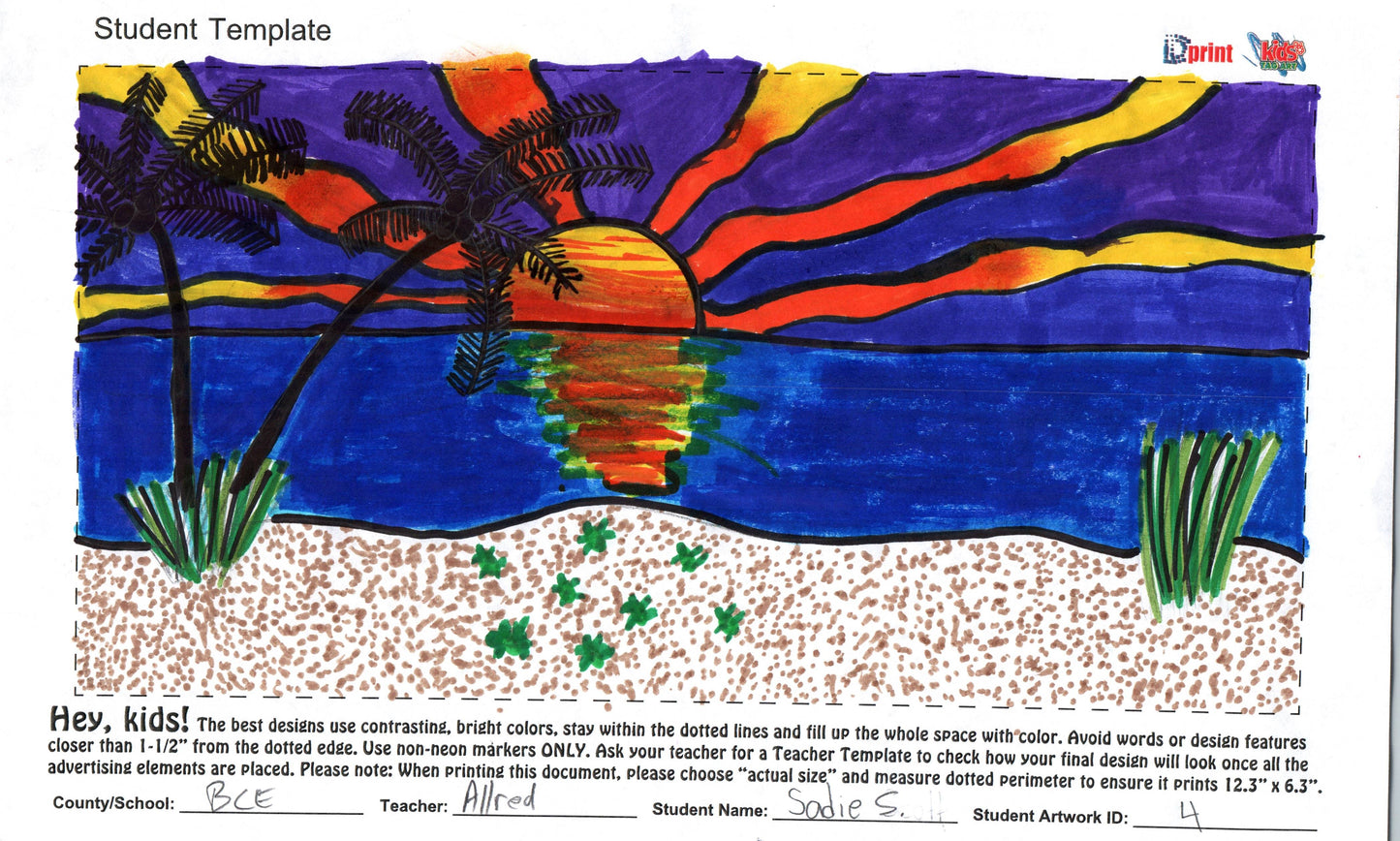 LIFE IS BETTER BY THE WATER - SADIE S. - 2021 AWARDS KIDS TAG ART