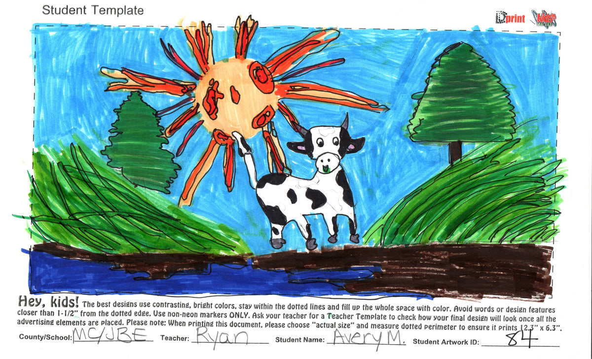 2023 - JENSEN BEACH ELEMENTARY - RYAN – Martin County Tag Art