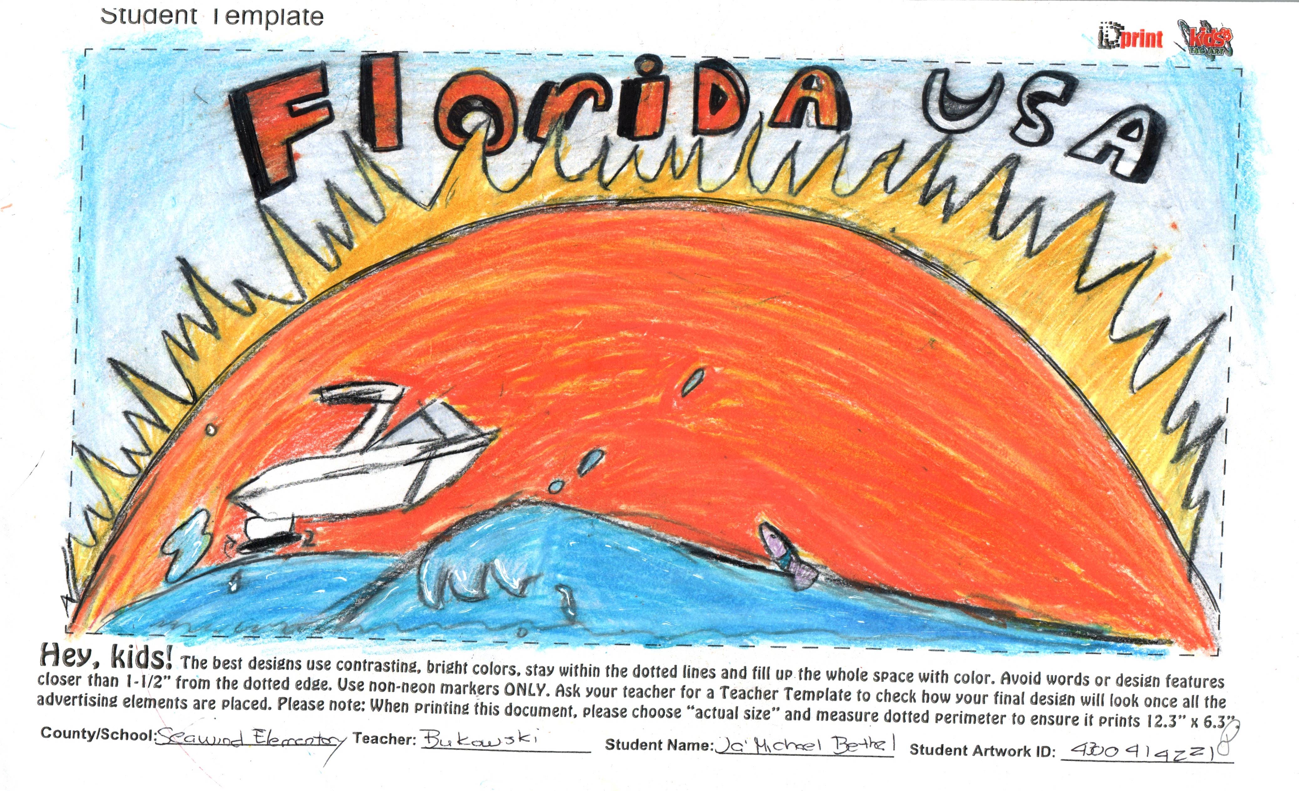 2024 - SEAWIND ELEMENTARY - BUKOWSKI – Martin County Tag Art